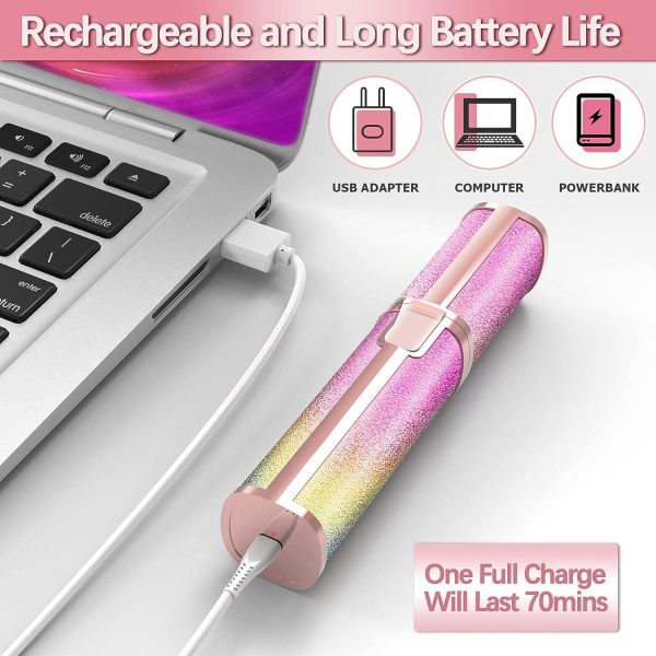 2-in-1 Electric Eyebrow Trimmer & Shaver – Painless Facial Hair Remover for Women | Rechargeable