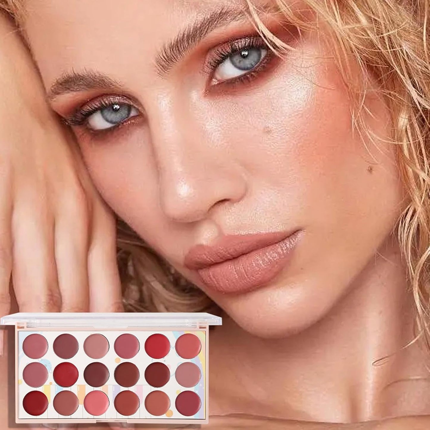 Moccallure Professional 18-Colors Lipstick Kit – Long-Lasting, Hydrating & Compact