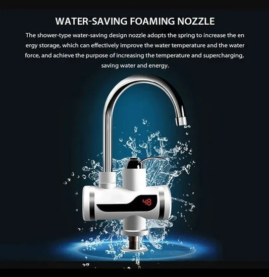 Electric Instant Water Heater Tap – Instant Hot Water Faucet | Fast Heating Tankless Faucet