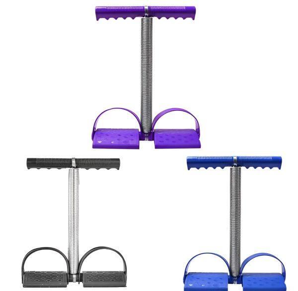 Tummy Trimmer Single Spring (Black) – Abdominal Toner & Core Workout Trainer