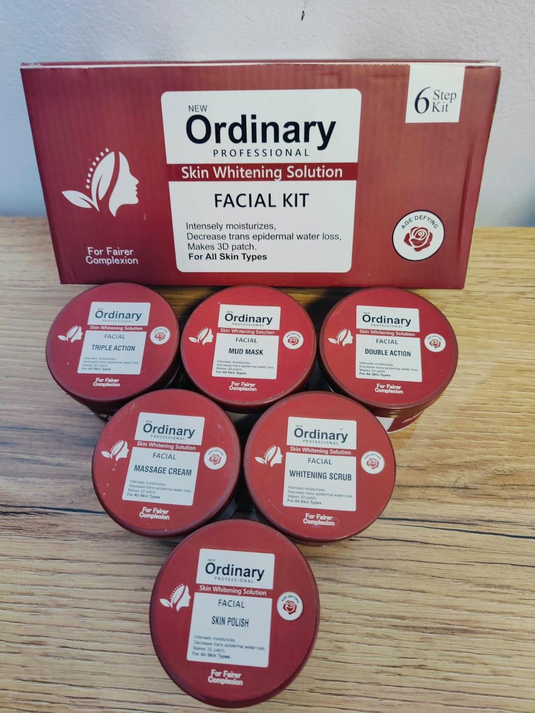 6 Pcs Whitening & Hydrating Facial Kit – Smooth, Glowing Skin