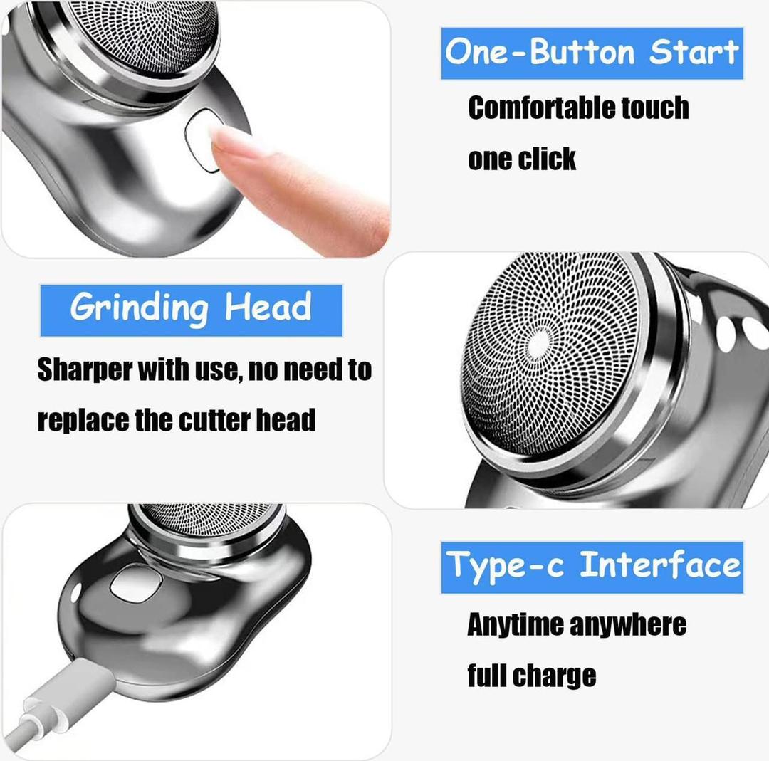 Mini Portable Electric Shaver – Ultimate On-the-Go Grooming Solution