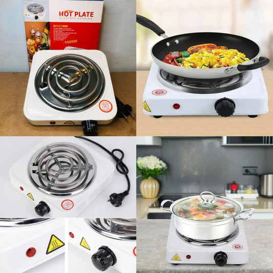 Electric Stove for cooking, Hot Plate heat up in just 2 mins, Easy to clean, 1000W, Automatic