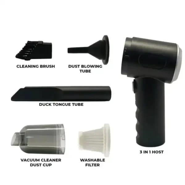 3 in 1 Portable Vacuum Cleaner – Ultimate Cleaning Convenience