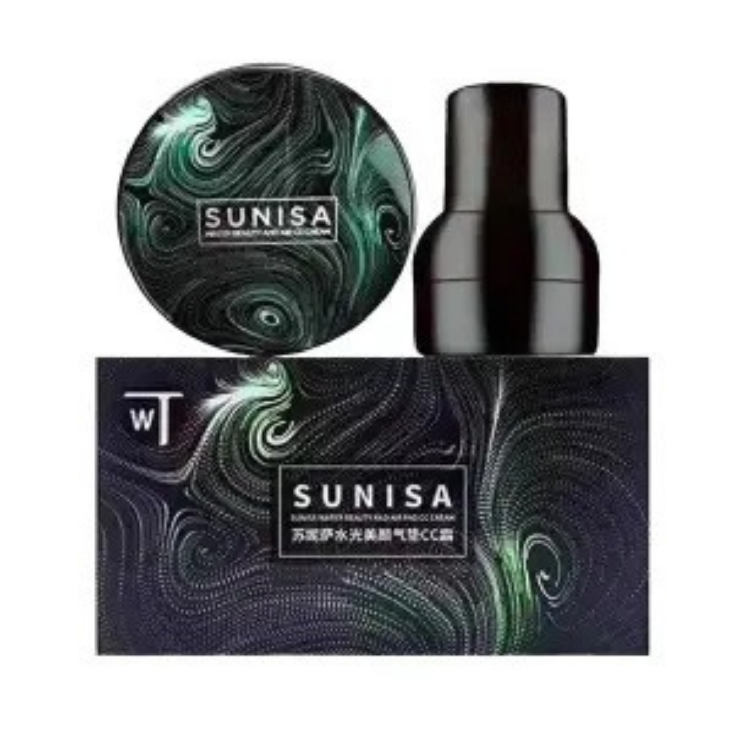 Sunisa 3 in 1 Air Cushion BB and CC cream foundation Waterproof Mushroom Head Air Cushion BB Cream Liquid Foundations CC Cream