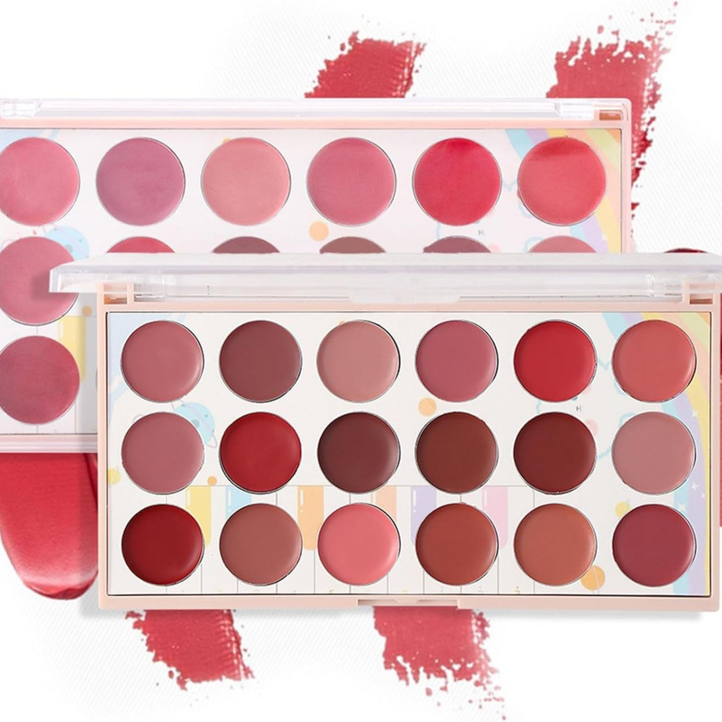 Moccallure Professional 18-Colors Lipstick Kit – Long-Lasting, Hydrating & Compact