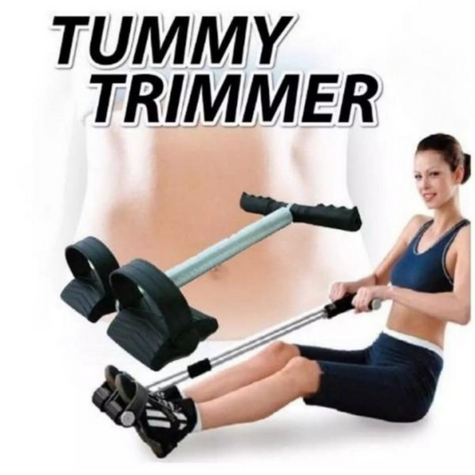 Tummy Trimmer Single Spring (Black) – Abdominal Toner & Core Workout Trainer