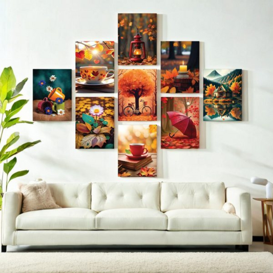 9 Pcs Universe Unique Combo Wall art Set For Home Decoration