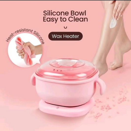 Portable Foldable 400ml Silicone Wax Warmer – Travel Hair Removal Heater | For Body & Spa