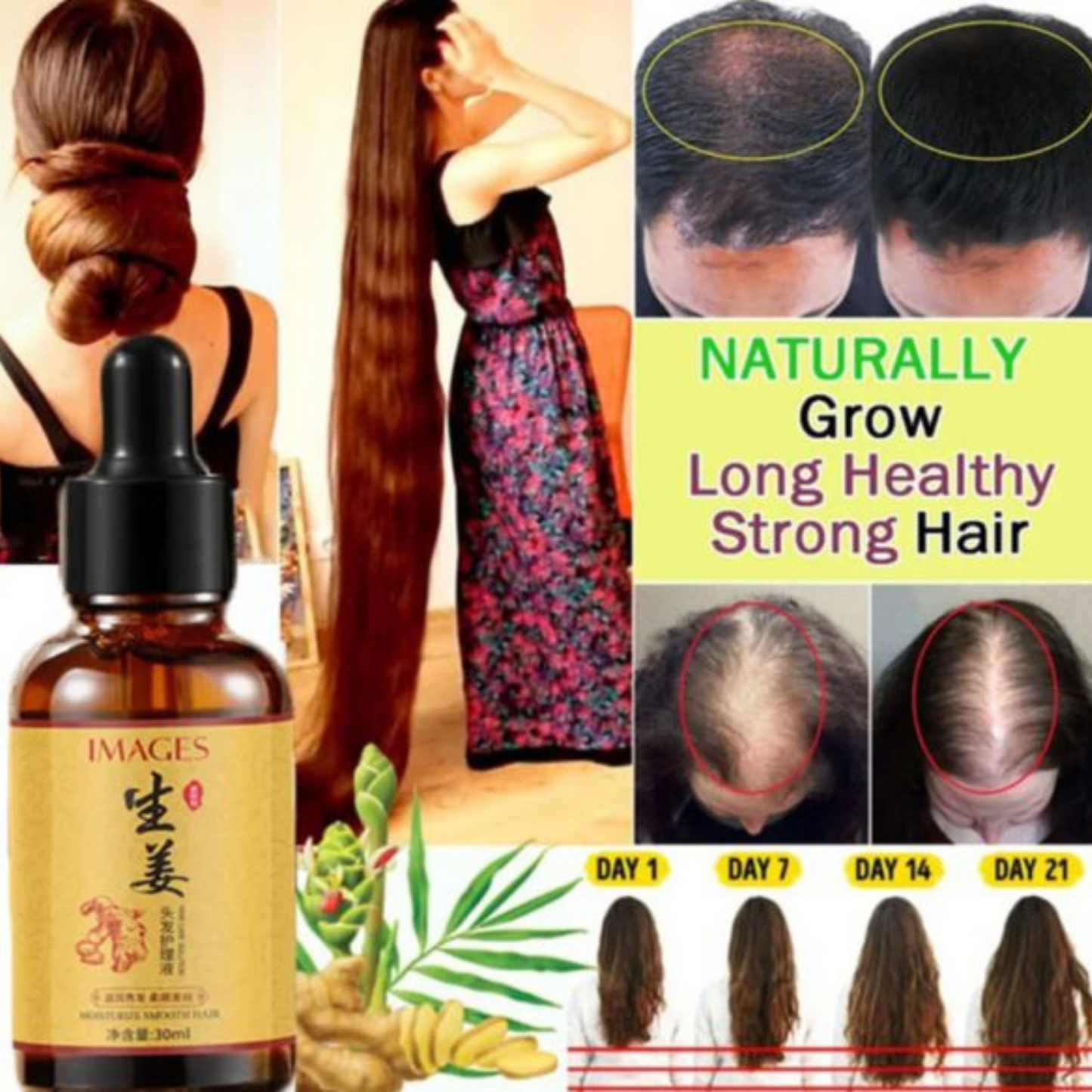 mages Hair Growth Serum 30ml – Strengthen & Lengthen | Reduce Shedding, Boost Volume