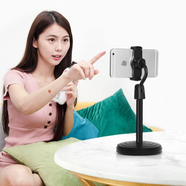 Multifunction Mobile Tripod Stand | Adjustable Phone Holder with Mini Tripod