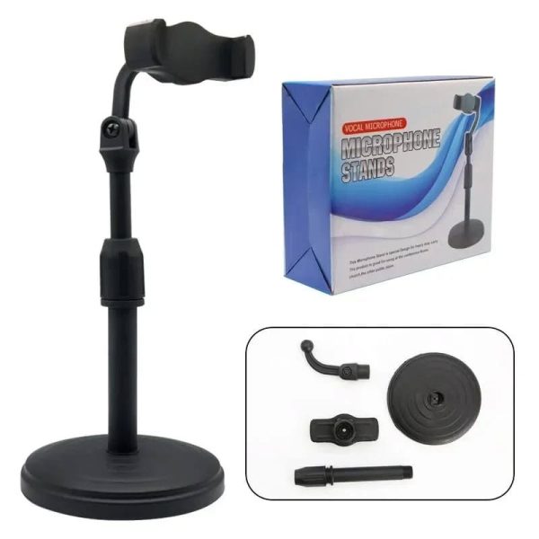 Multifunction Mobile Tripod Stand | Adjustable Phone Holder with Mini Tripod