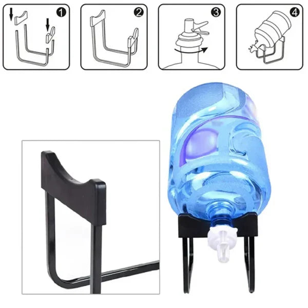 Portable Strong Water Dispenser Bottle Stand with Nozzle Tap – Durable & Convenient