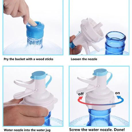 Portable Strong Water Dispenser Bottle Stand with Nozzle Tap – Durable & Convenient