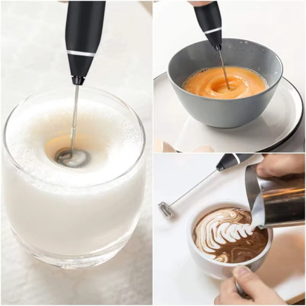 Rechargeable Electric Coffee Mixer & Egg Beater – Quick Frothing & Whisking | Cordless & Powerful