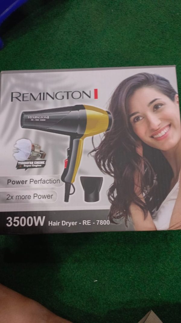 Remington Professional Hair Dryer RE 7800 – Ionic Ceramic Technology for Salon-Perfect Styling