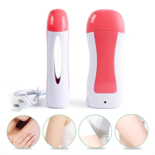 Roll On Wax Depilatory Heater Waxing Hot Cartridge Hair Removal Roller Portable Epilator