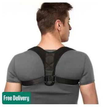 Sn-660 Posture Corrector – Adjustable Back Brace for Pain Relief & Shoulder Support (Men & Women)