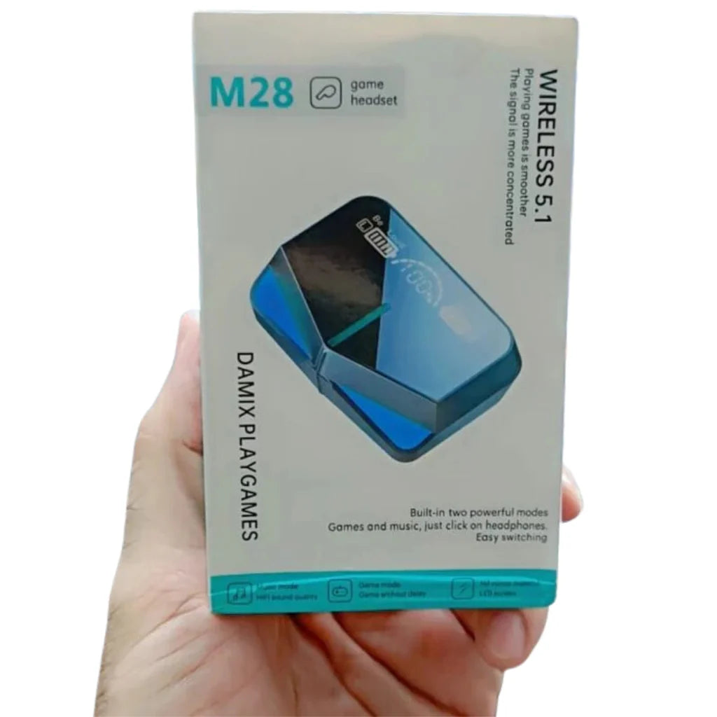 M28 TWS Wireless Earbuds Premium Quality Smooth Sound