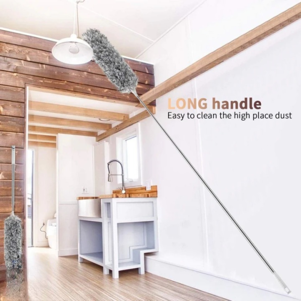 Extendable Telescope Microfiber Duster Long Handle For Cleaning Dust, Dirt And Stains Fan duster high quality