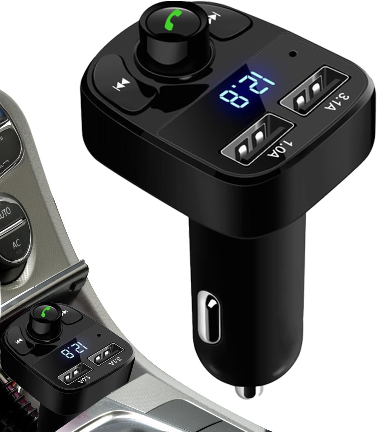 X8 - Multifunctional Car Mp3 Player | Car Wireless FM Transmitter | Car Mp3 Modulator - 3.1A