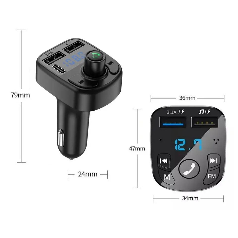 C1 - Car Mp3 Player | Car Wireless FM Transmitter | Car Mp3 Modulator
