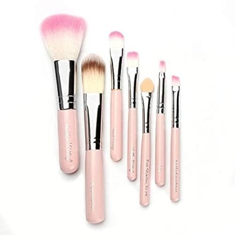 7 PCs Kitty Style Brushes Makeup Brush Set | Complete Brush Kit for Professional and Beginner (Pink Color)