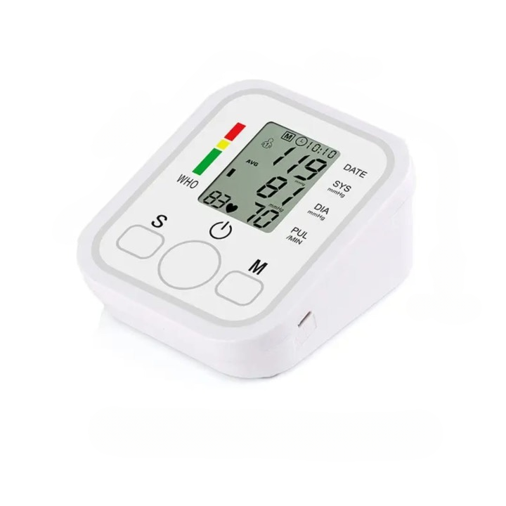 Digital Blood Pressure Monitor – Fully Automatic Upper Arm BP Machine with Heart Rate Detection, Accurate Readings