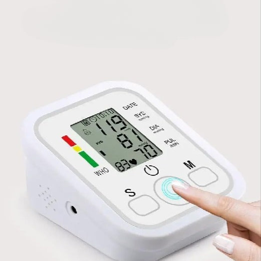Digital Blood Pressure Monitor – Fully Automatic Upper Arm BP Machine with Heart Rate Detection, Accurate Readings