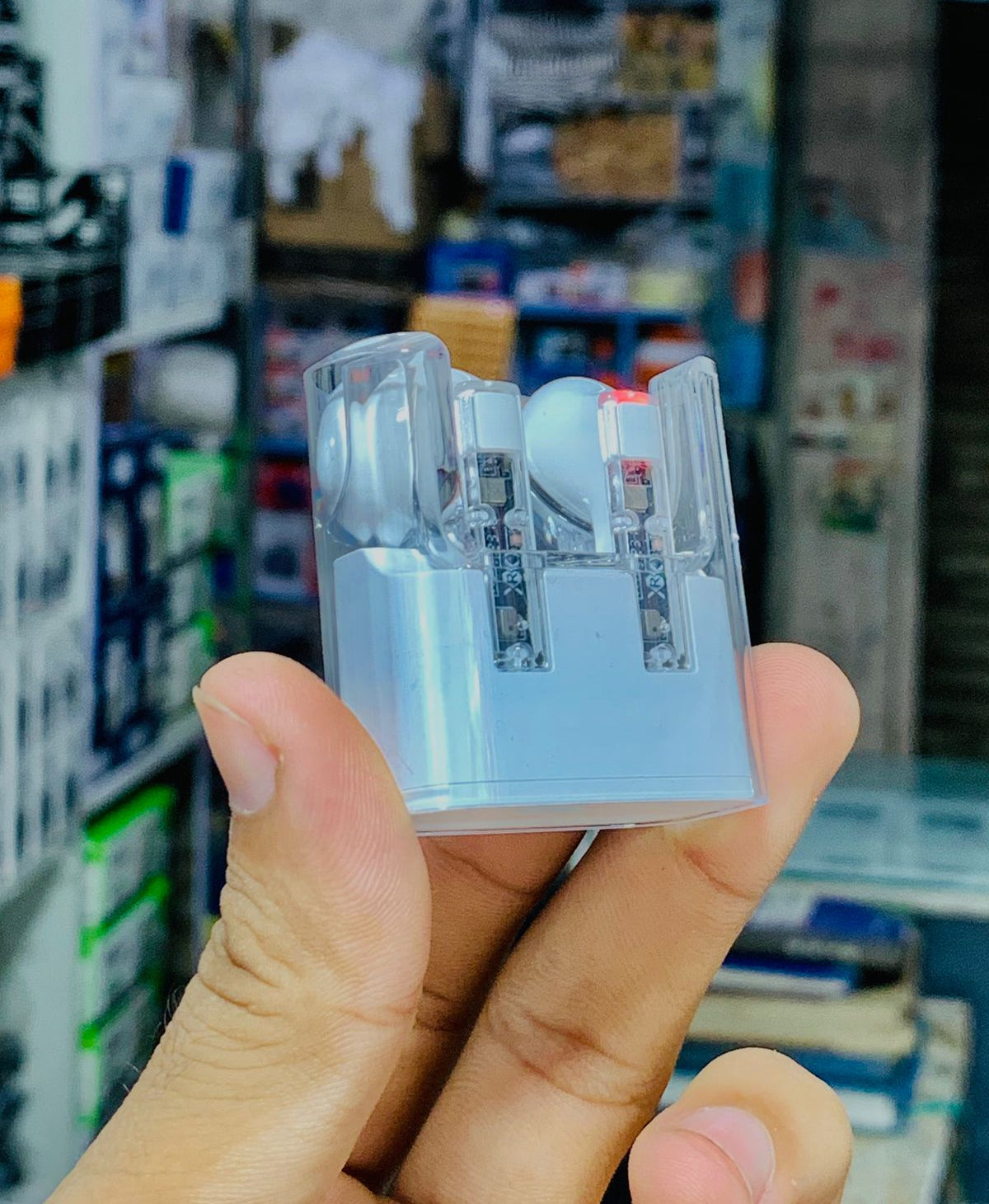 G65 Wireless Stereo HiFi Earphones – Bluetooth 5.3, Transparent Design, ANC, Sweatproof, Built-in Microphone,