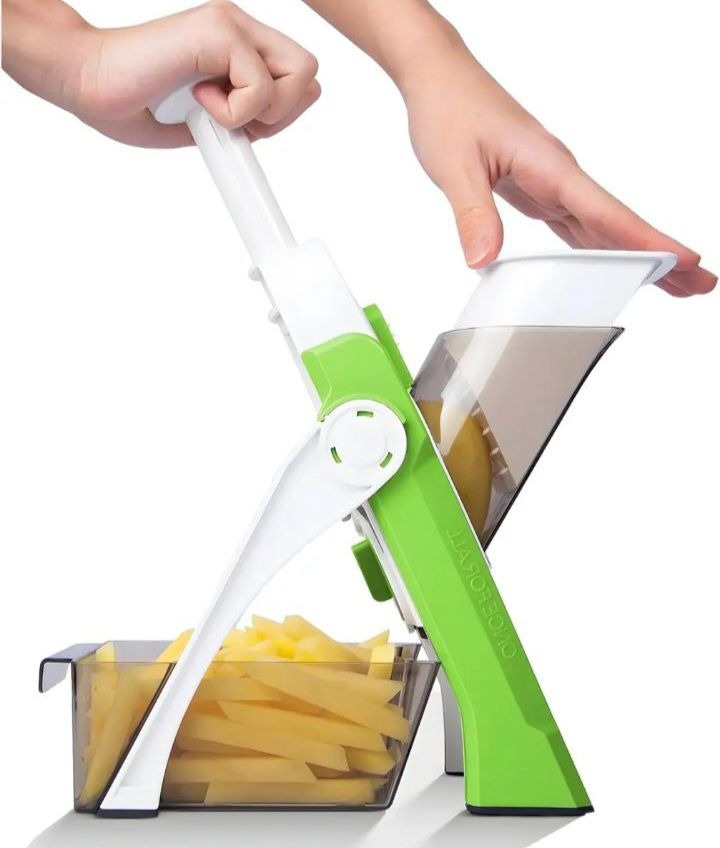 Safe And Multifunctional Mandoline Slicer Adjustable Vegetable Cutter, Precision Slicing Machine For Potatoes, Onions, Carrots, Cucumbers, And Fruits