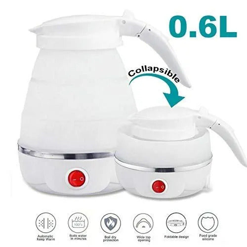 Fast Water Boiling 600 Ml Portable Kettle Travel Kettle Foods Boils Quickly