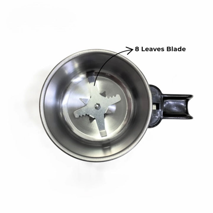 RAF Stainless Steel Electric Coffee Grinder – High-Power Bean & Spice Blender for Home Use