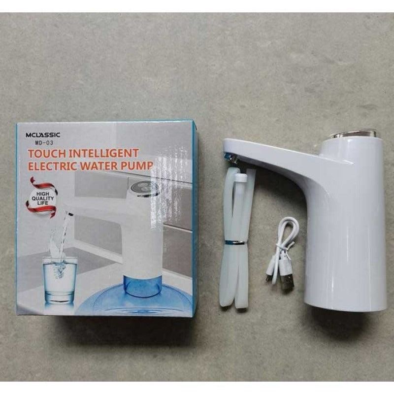 Touch Intelligent Electric Water Pump – Rechargeable Automatic Dispenser For Bottled Water With One-Touch Operation (Random Color)