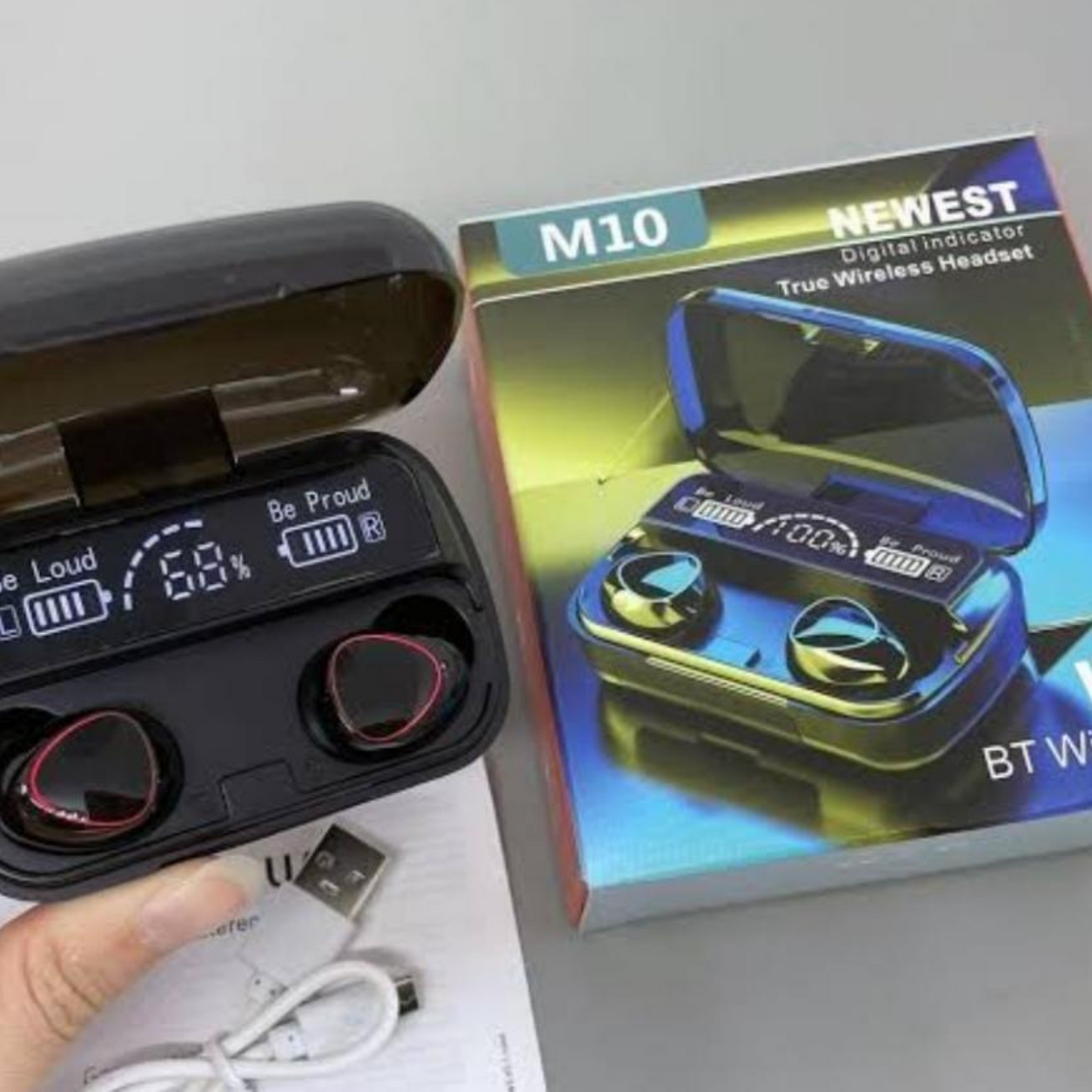 M10 Pro Wireless Earbuds-Premium Sound with Advanced Features