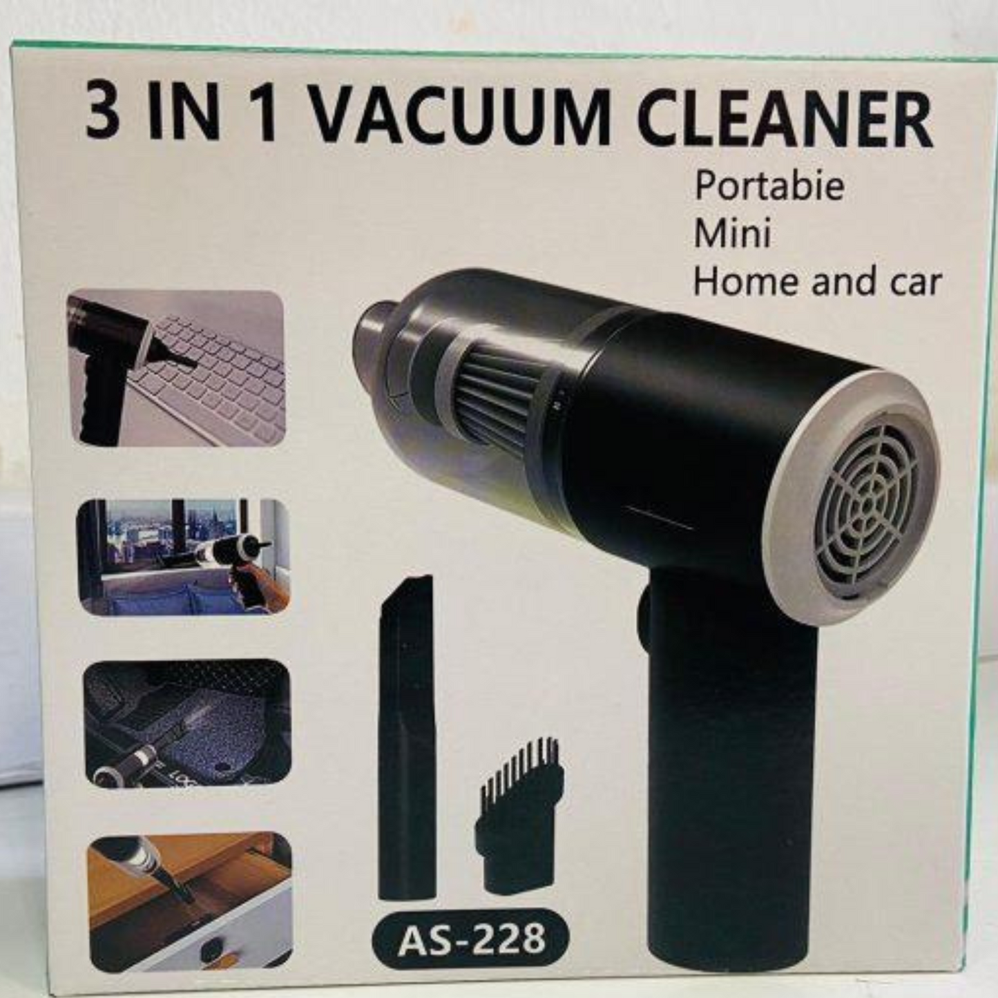 3 in 1 Portable Vacuum Cleaner – Ultimate Cleaning Convenience