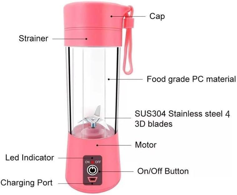 Portable Rechargeable Electric Juicer Blender