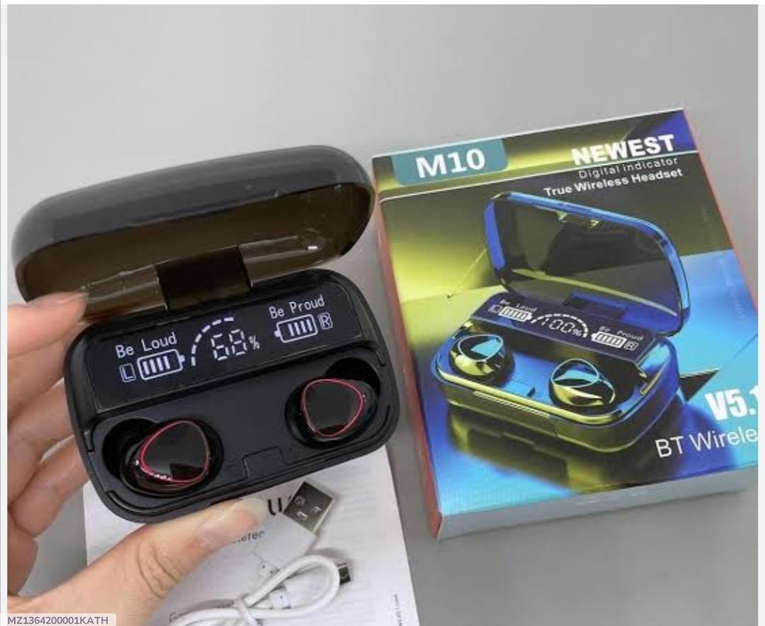 M10 Pro Wireless Earbuds-Premium Sound with Advanced Features