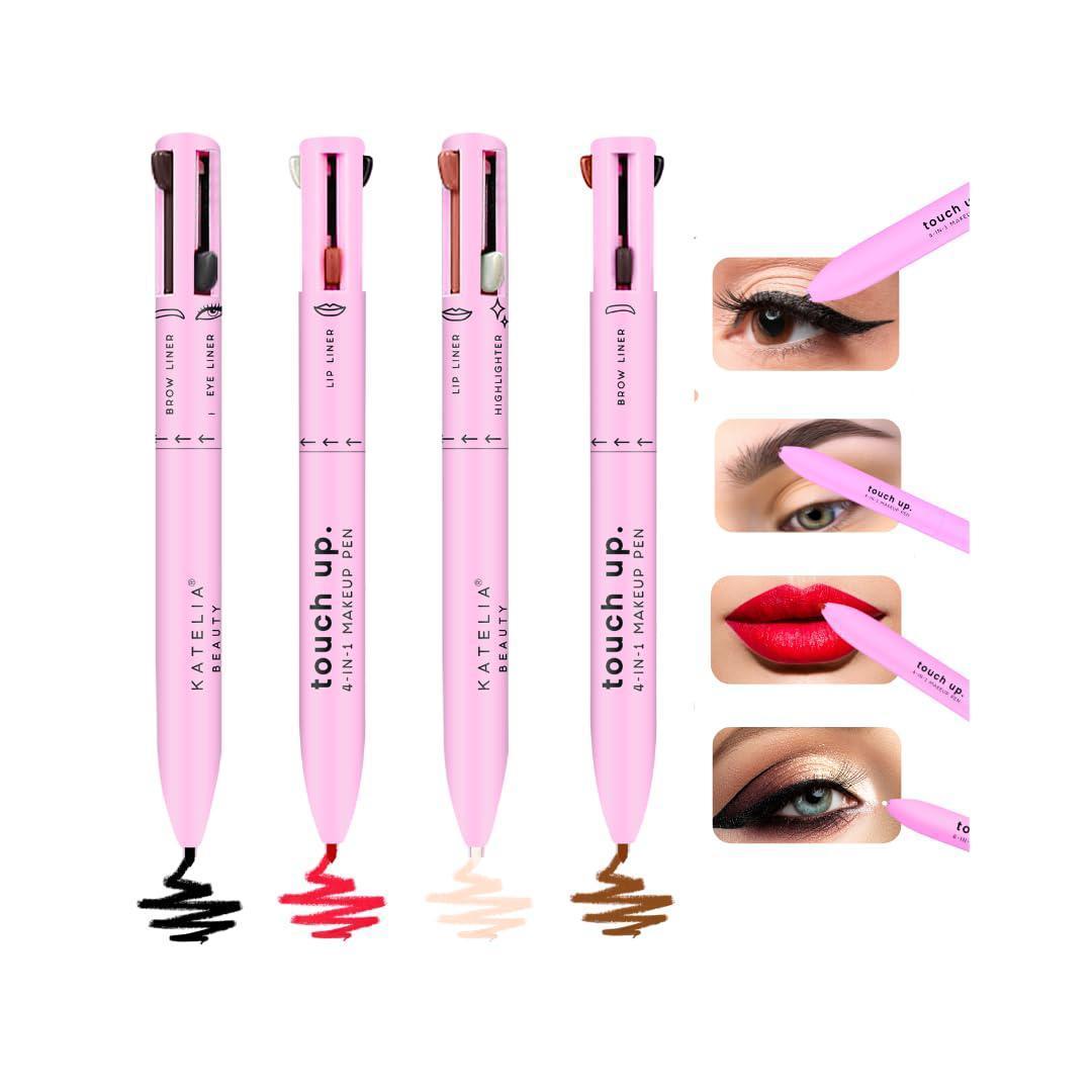 4-in-1 Refillable Makeup Pen – Multitasking, Portable & Vegan Beauty