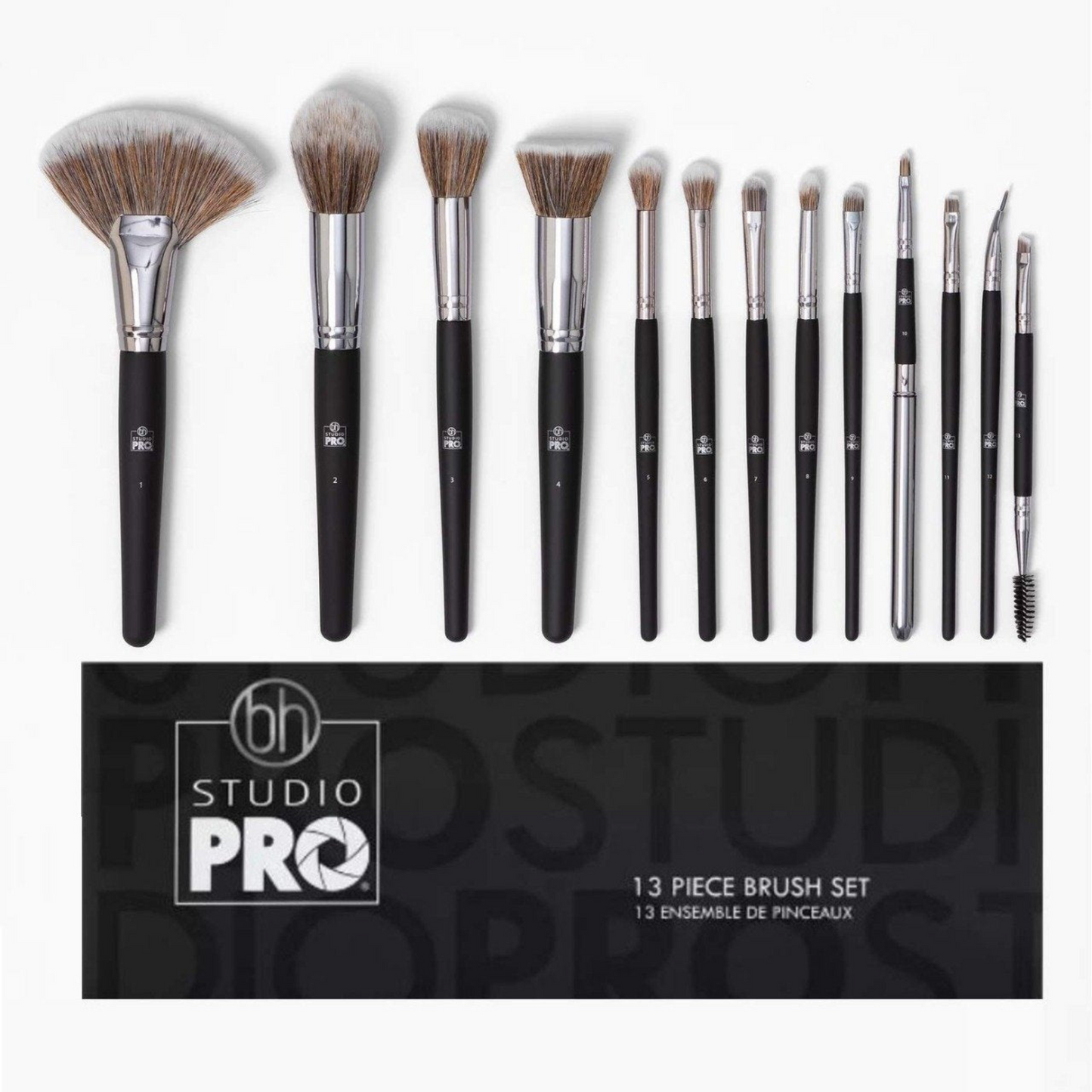 13 Pcs B.H Cosmetics Studio Pro Brush Set Beautiful essential makeup brushes