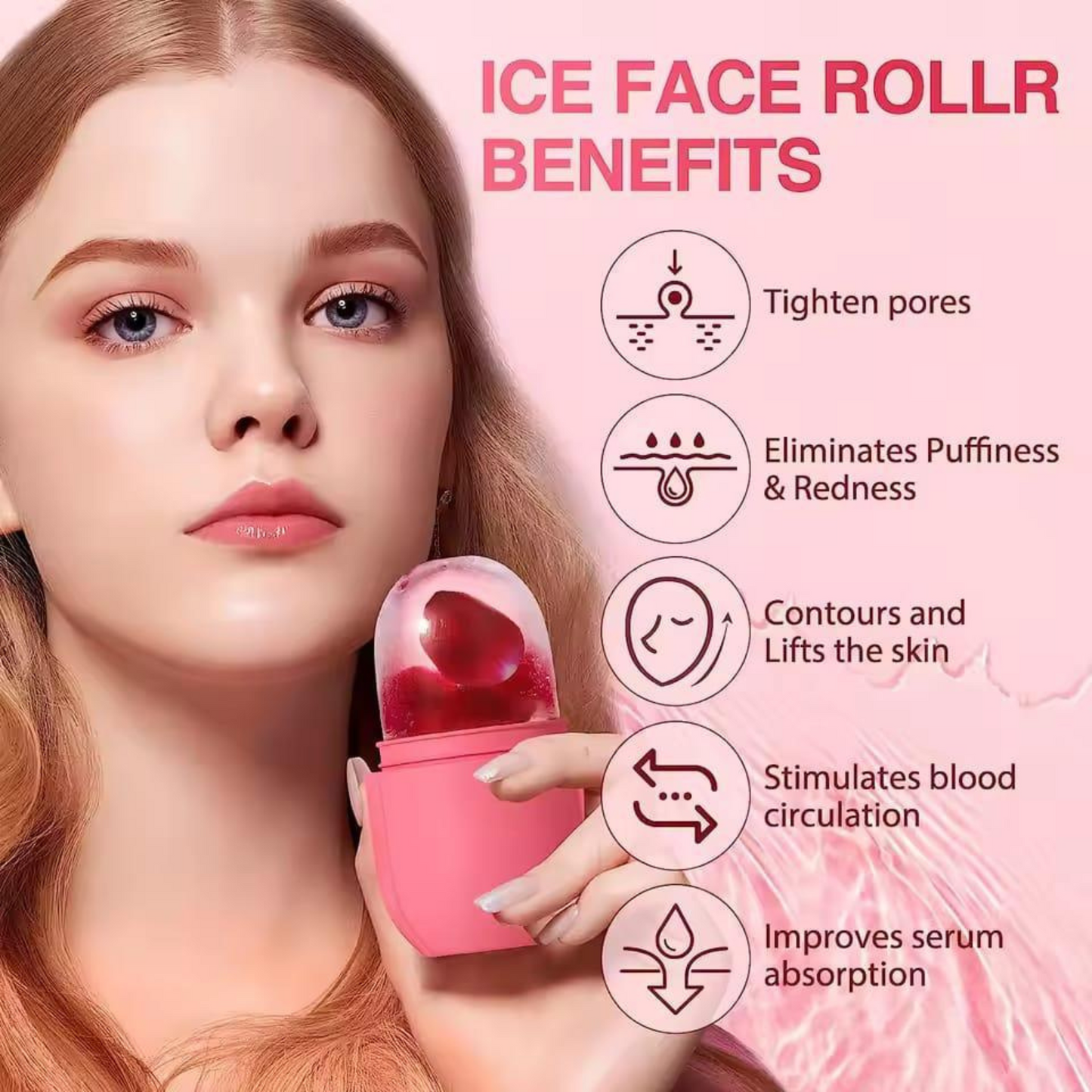 Hydrating Ice Roller – Soothe, Depuff & Refresh Skin