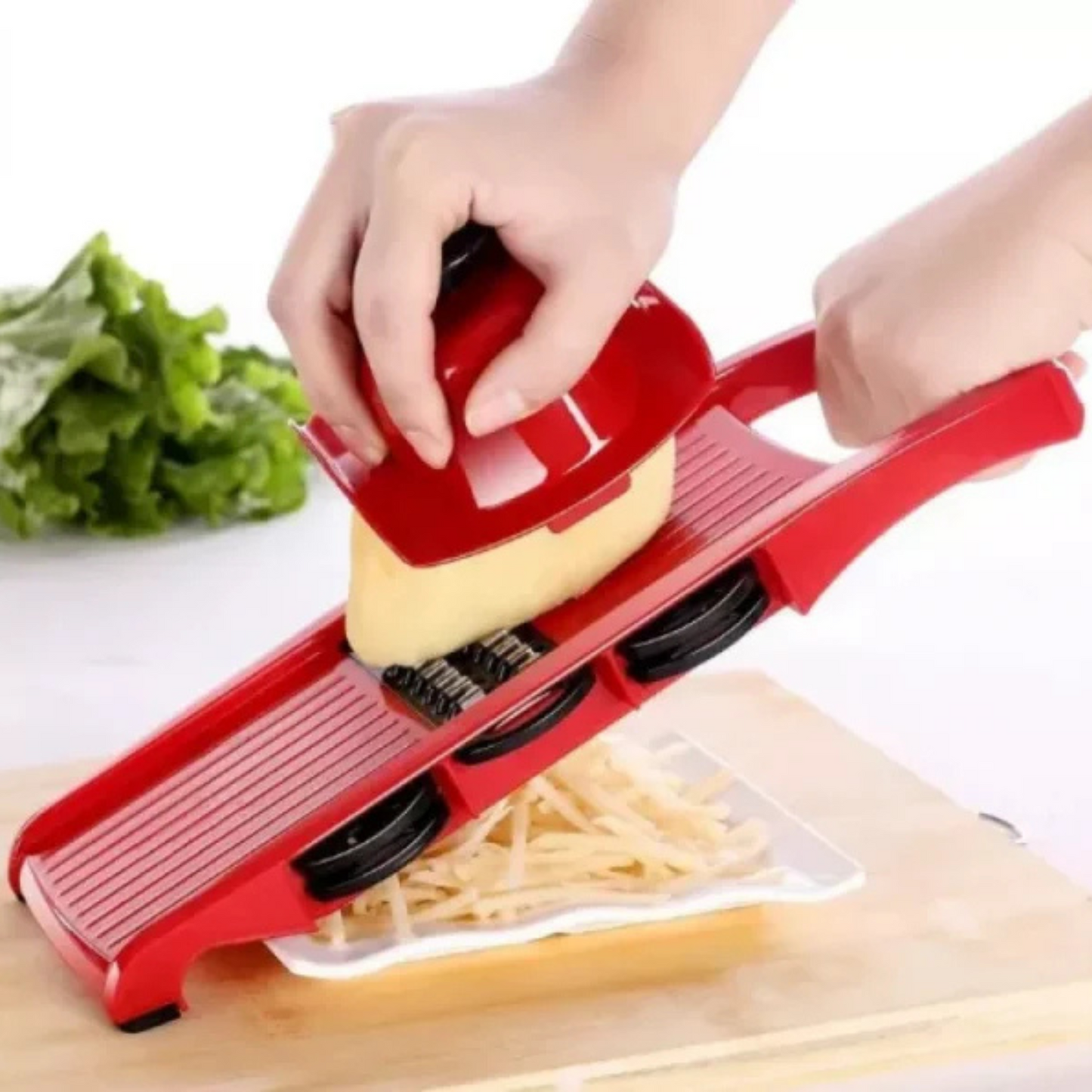 10-in-1 Mandolin Slicer Vegetable Cutter – Stainless Steel Blade | Multi-Purpose Kitchen Slicer