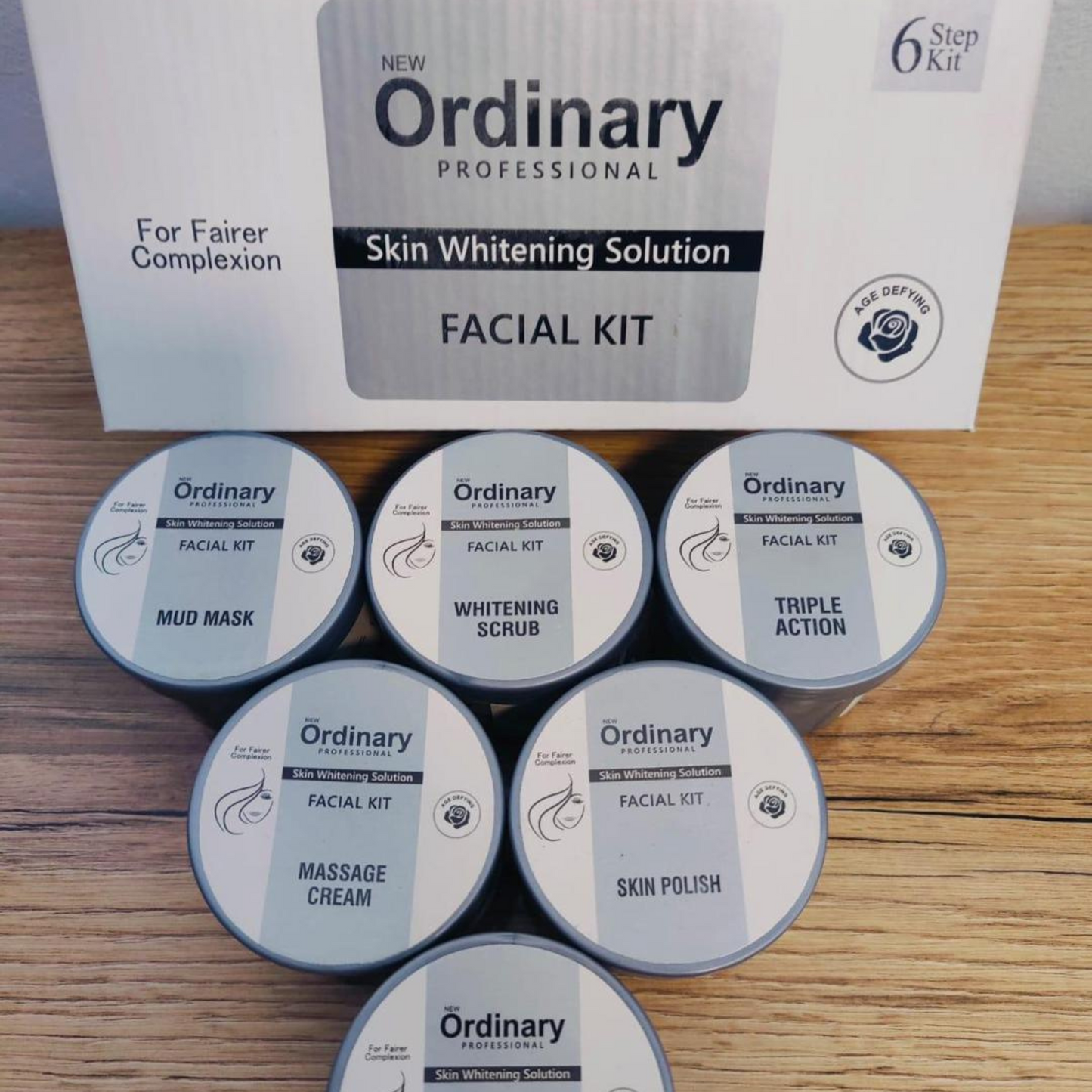 6 Pcs Whitening & Hydrating Facial Kit – Smooth, Glowing Skin | Deep Cleansing