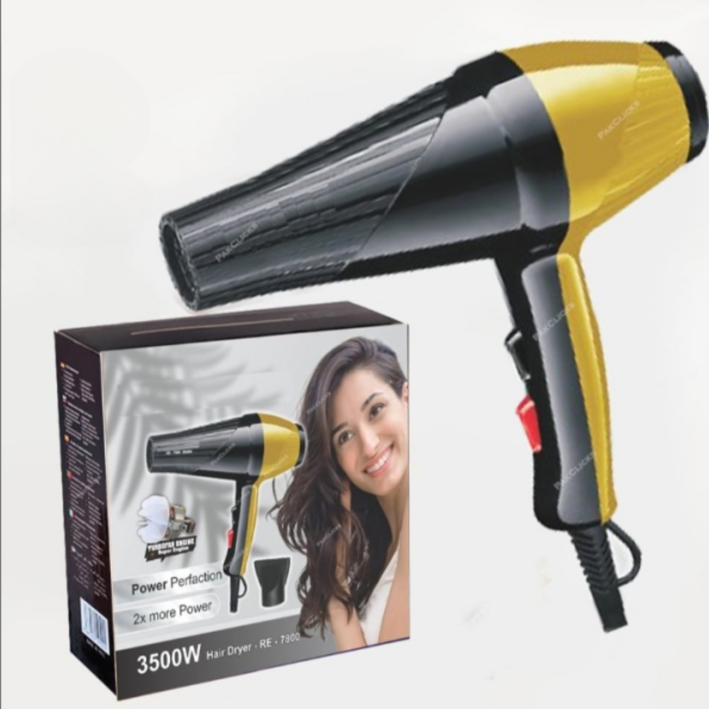 Remington Professional Hair Dryer RE 7800 – Ionic Ceramic Technology for Salon-Perfect Styling