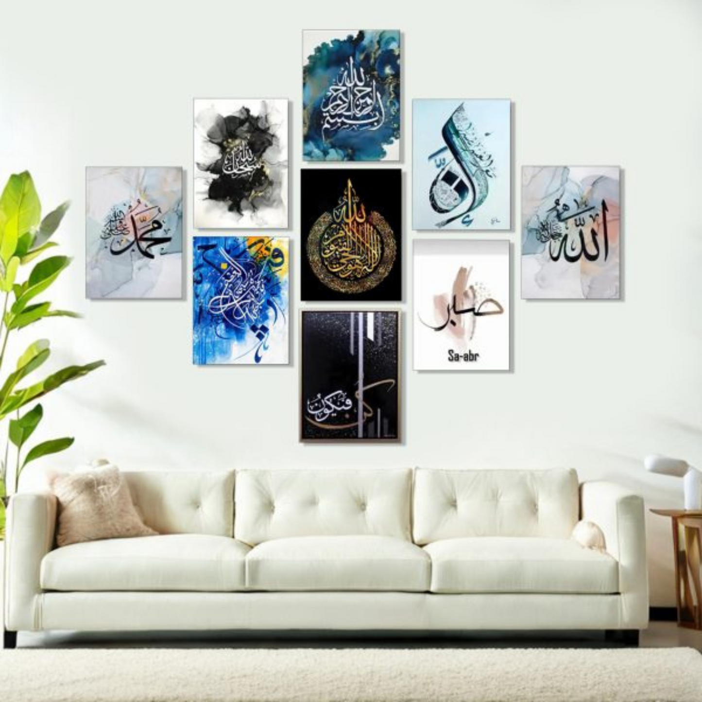 9-Pc Wall Decor Photo Canvas Art Set