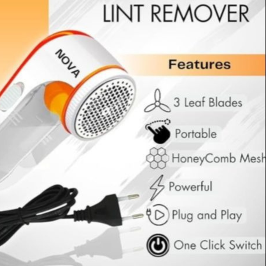 Nova Electric Lint Remover – Fabric Shaver & Fuzz Cleaner for Clothes, Wool, and Sweaters NLR-208