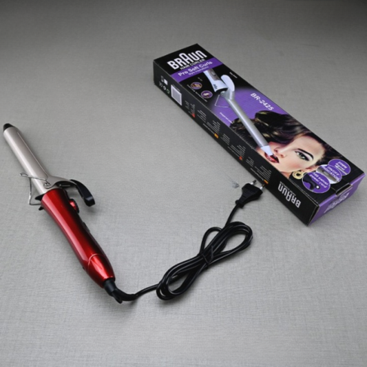 Braun BR-2425 Hair Curler Pro – 30s Heat-Up, Ceramic Coating, 25mm Barrel | Soft, Natural Curls