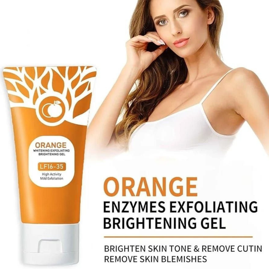 Orange Enzymes Exfoliating & Brightening Gel | Deep Cleansing Face Gel for Smooth, Glowing & Refreshed Skin