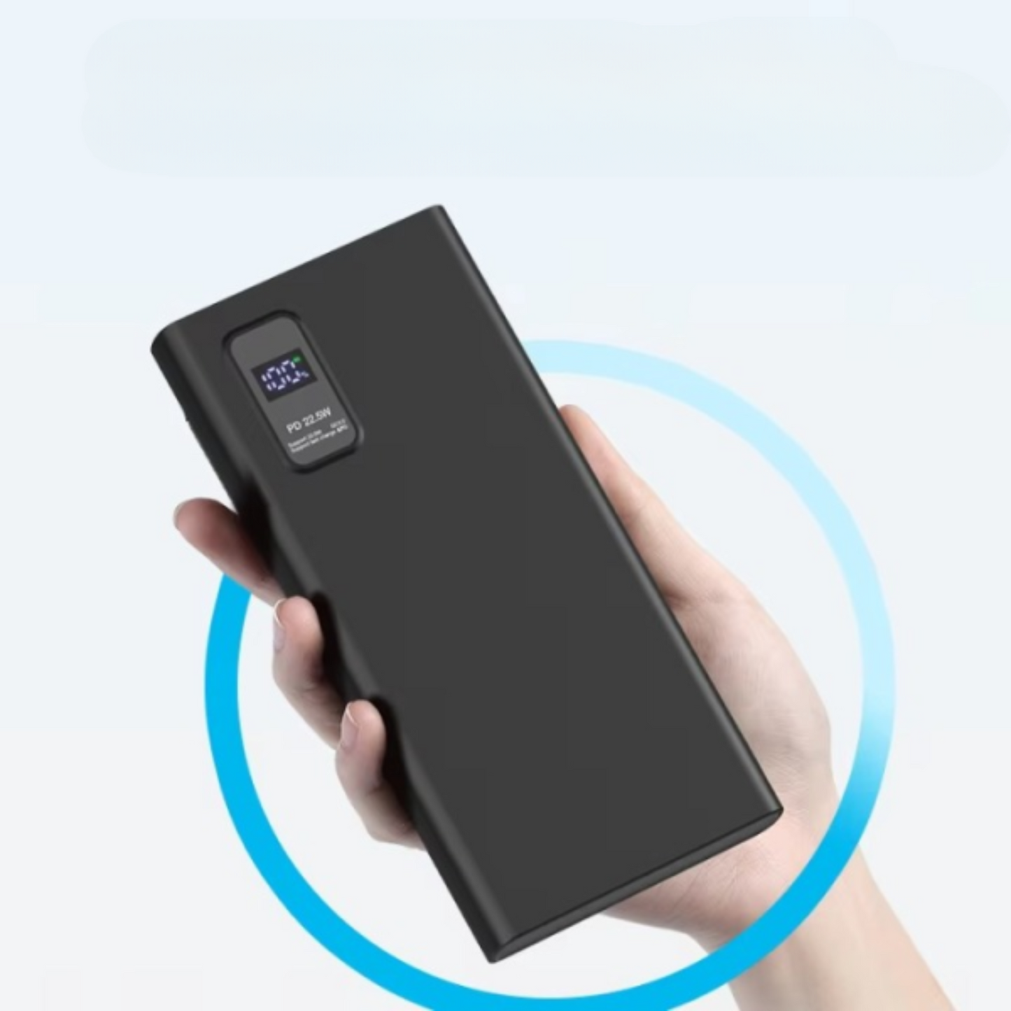 10000mah Power Bank – Fast Charging With Digital Display & Full Capacity Backup (random Color)