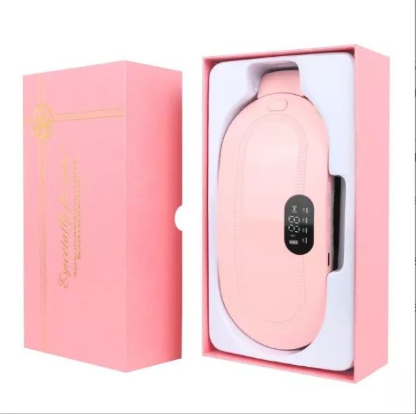 Digital Period Pad - Heating & Vibrating Therapy for Menstrual Cramp Relief | 3 Heat & 4 Massage Modes